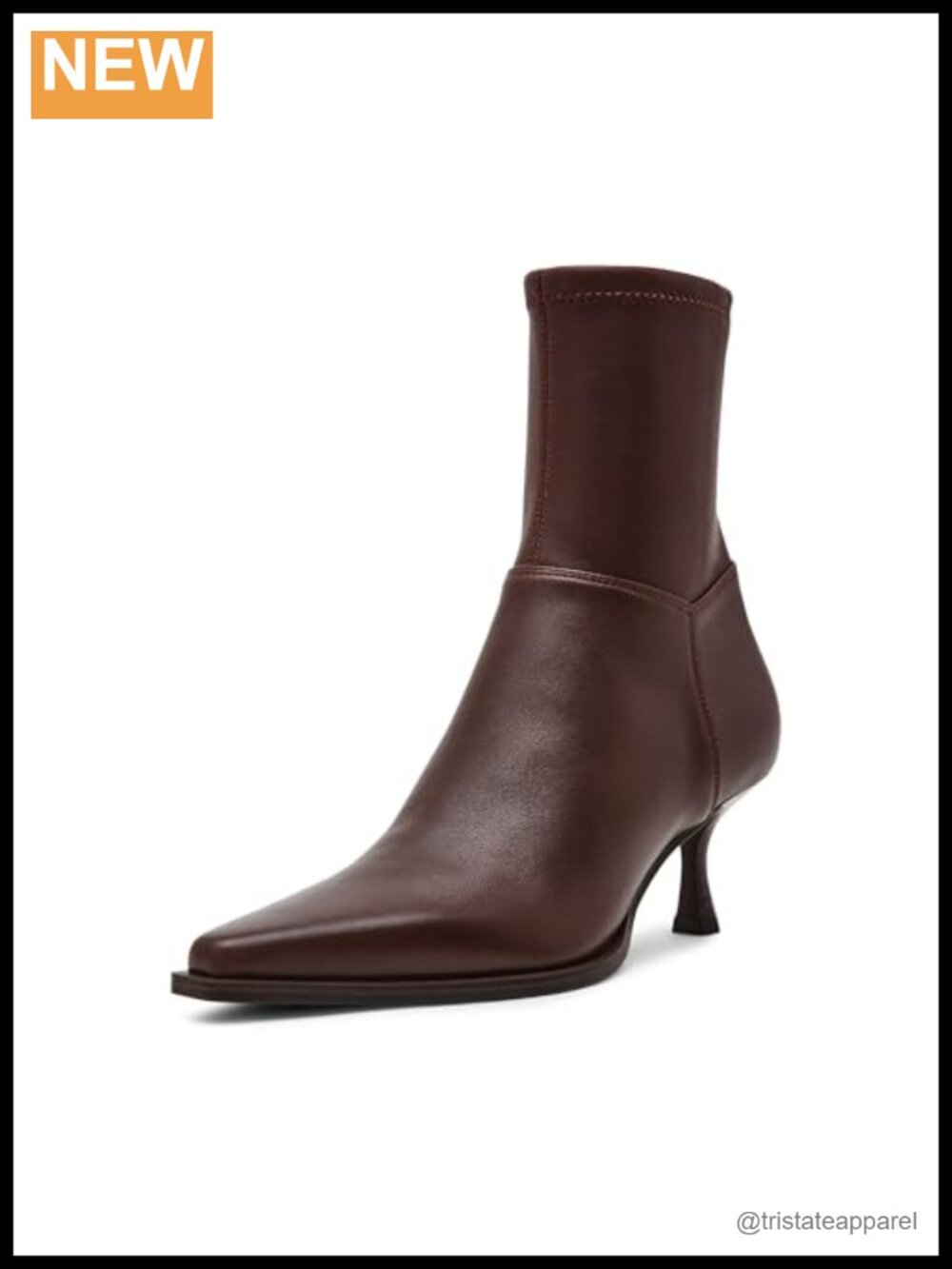 Kitten Heel Ankle Bootie with Zip Closure